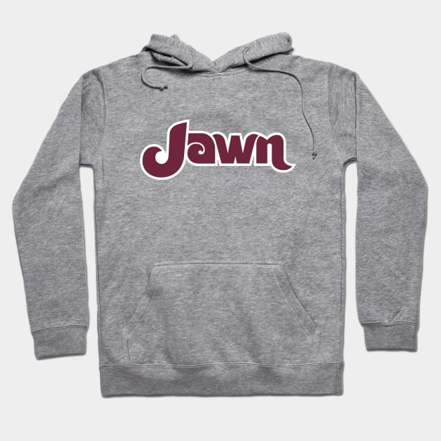 Jawn retro - Powder Blue Hoodie by KFig21